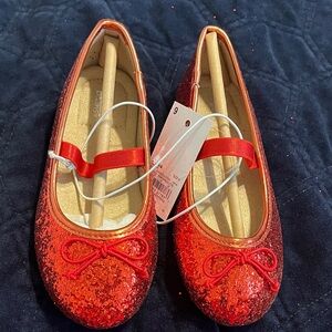 Jumping Beans Red Glitter Dress Shoes